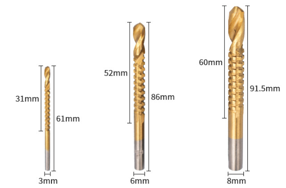 Juego De 6 Brocas De Sierra Escalonadas
