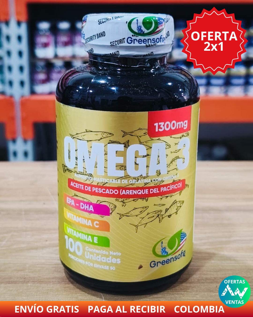 Omega 3 Invima X 100 Softgels