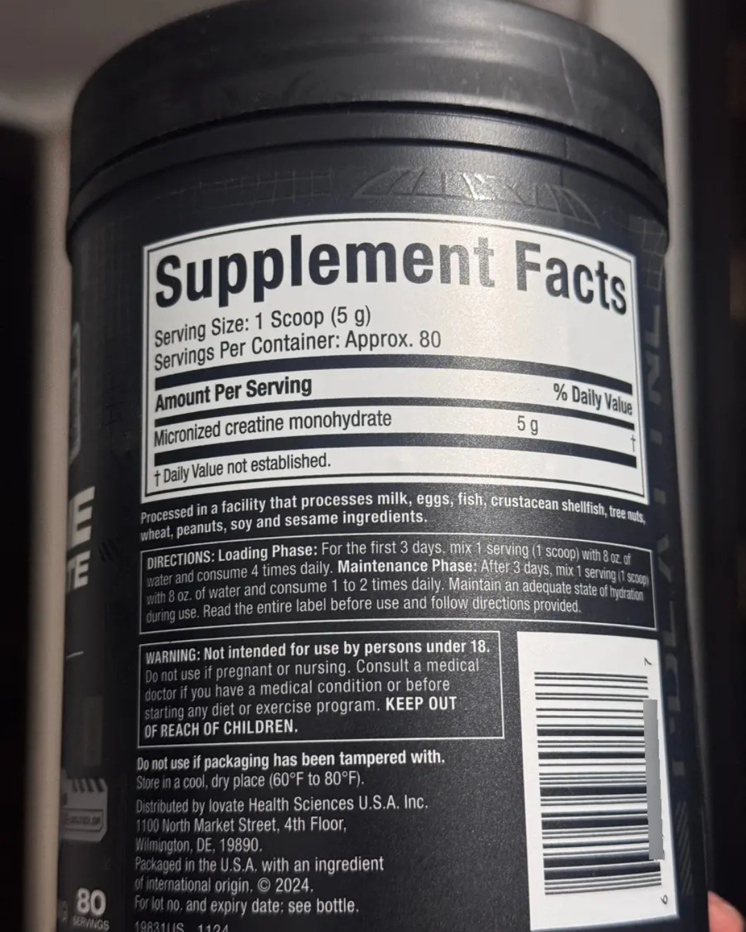 Creatina Platinum Muscletech 400g